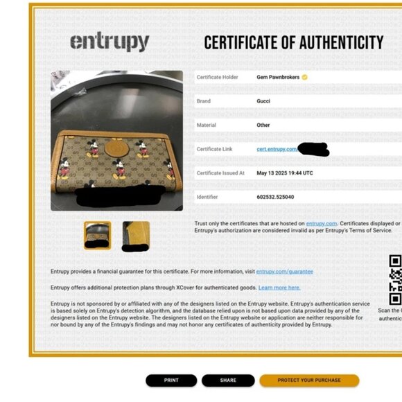 Gucci Disney GG Supreme Mickey Mouse Continental Long Wallet - Picture 6 of 15